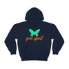 Chill Stitch – Free Spirit Butterfly - Unisex Hooded Hoodie Sweatshirt – Embrace Your Vibe