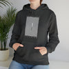 Abstract Shapes V28 Square Line Fingerprint | Abstract | Minimalist | Modern  Unisex Hooded Hoodie Sweatshirt | Embrace Your Vibe