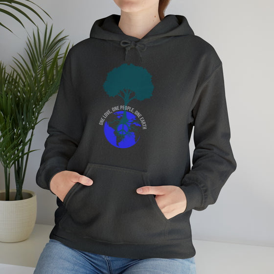 Tree of Life Hoodie | World Peace Earth Tree | Unisex Hooded Hoodie Sweatshirt