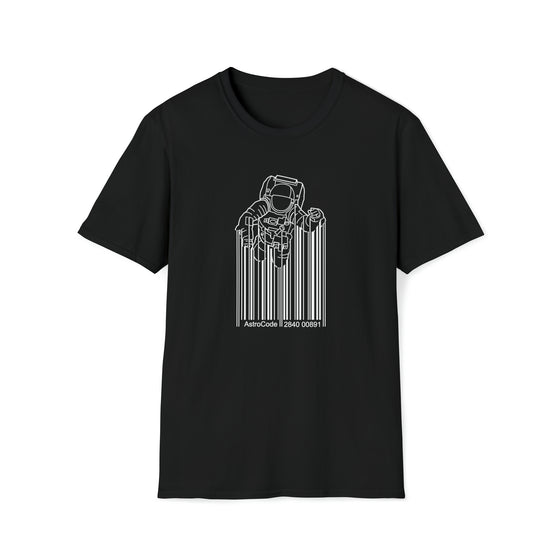 Astrocode Space Funny | Abstract | Minimalist | Modern | Unisex Soft Style Tee T-Shirt | Embrace Your Vibe