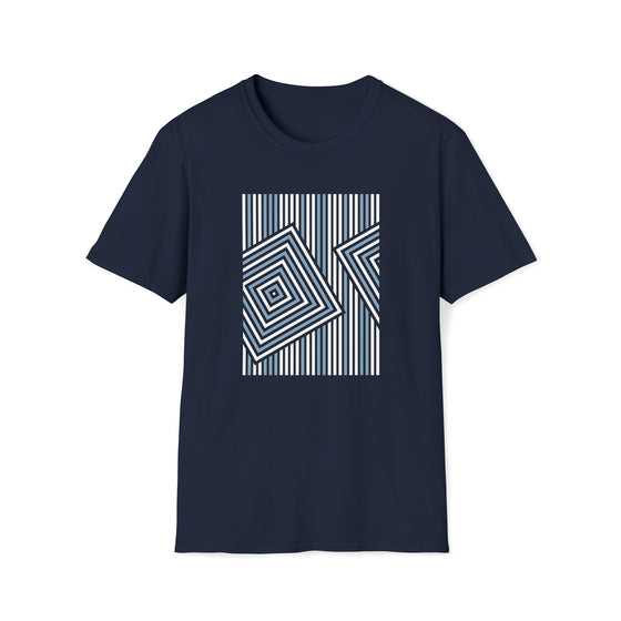 Abstract Woven Fabric Shapes V30 | Unisex Soft Style Tee T-Shirt | Embrace Your Vibe