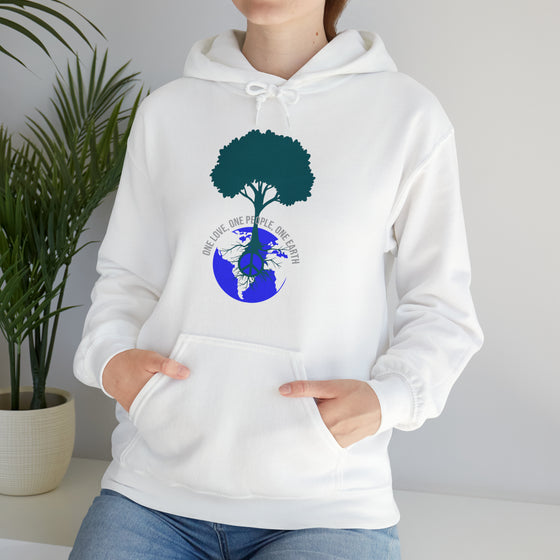 Tree of Life Hoodie | World Peace Earth Tree | Unisex Hooded Hoodie Sweatshirt