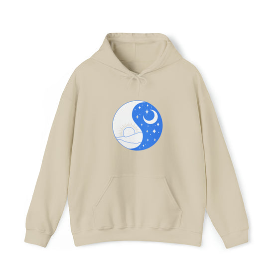 Yoga Shirt | Ying Yang Sun Moon | Unisex Hooded Hoodie Sweatshirt