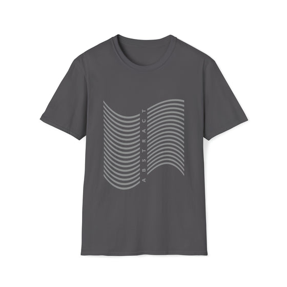 Abstract Wave Lines Shapes V3 | Unisex Soft Style Tee T-Shirt |  Embrace Your Vibe