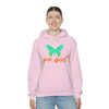 Chill Stitch – Free Spirit Butterfly - Unisex Hooded Hoodie Sweatshirt – Embrace Your Vibe