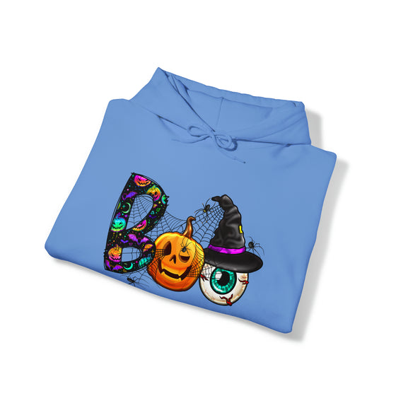 Halloween Sweatshirt | Boo Eyeball | Unisex Hooded Hoodie Sweatshirt