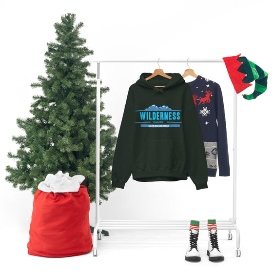 Chill Stitch – Wilderness Road Less Traveled - Unisex Hooded Hoodie Sweatshirt – Embrace Your Vibe