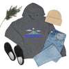 Chill Stitch – Mountains One Life Live It - Unisex Hooded Hoodie Sweatshirt – Embrace Your Vibe