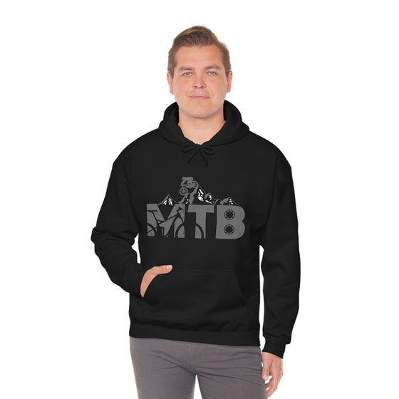 Chill Stitch – MTB Mountain Bike Mountains - Unisex Hooded Hoodie Sweatshirt – Embrace Your Vibe