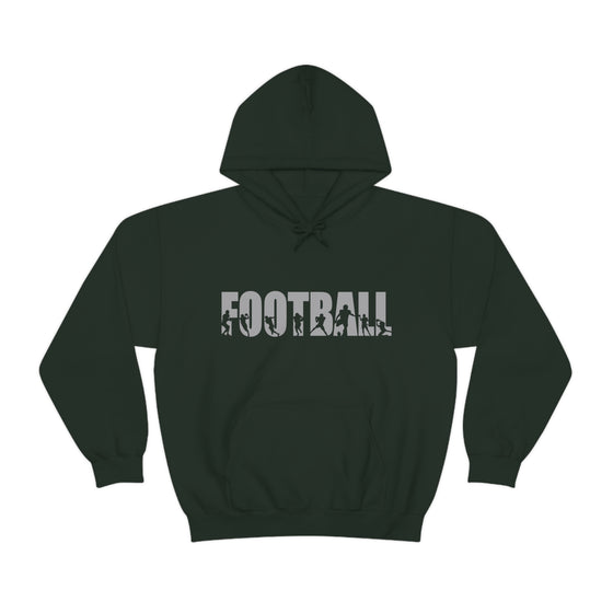 Chill Stitch – Football Sport - Unisex Hooded Hoodie Sweatshirt – Embrace Your Vibe