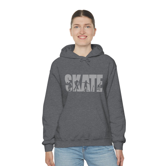 Chill Stitch – Skate Boarding Sport - Unisex Hooded Hoodie Sweatshirt – Embrace Your Vibe