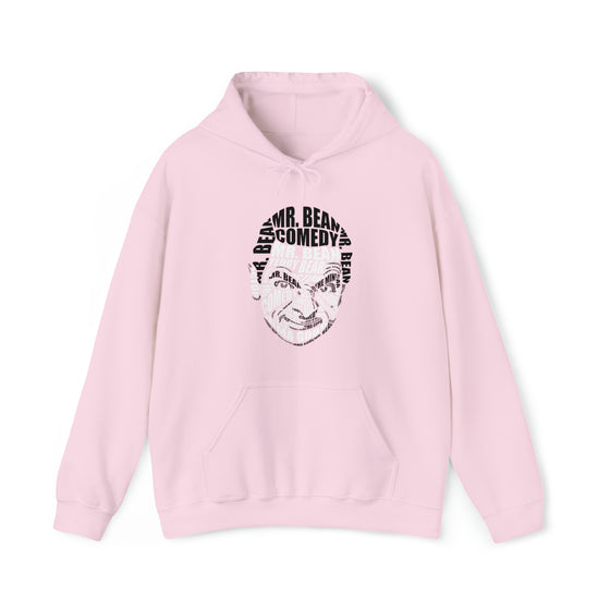 Mr Bean | Unisex Hooded Hoodie Sweatshirt  | Calligram Word Design