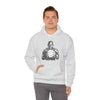 Michael Jordan Basketball | Unisex Hooded Hoodie Sweatshirt  | Calligram Word Design