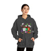 Halloween Sweatshirt | Happy Halloween Jars | Unisex Hooded Hoodie Sweatshirt