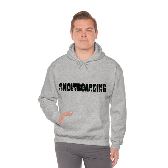 Chill Stitch – Snowboarding Sport - Unisex Hooded Hoodie Sweatshirt – Embrace Your Vibe