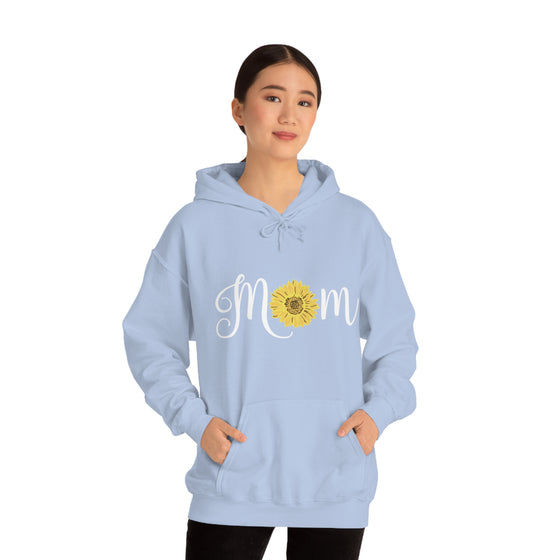 Chill Stitch – Mom Sunflower - Unisex Hooded Hoodie Sweatshirt – Embrace Your Vibe