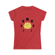  Yoga Shirt | Lotus Moon Phases Yoga | T-Shirt Soft style Tee