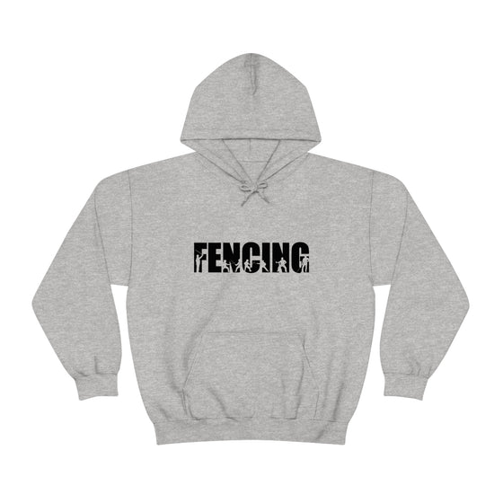 Fencing Sport Sweatshirt | Unisex Hooded Hoodie Sweatshirt