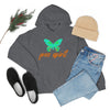 Chill Stitch – Free Spirit Butterfly - Unisex Hooded Hoodie Sweatshirt – Embrace Your Vibe