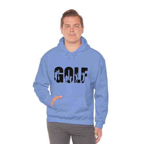 Chill Stitch – Golf Sport - Unisex Hooded Hoodie Sweatshirt – Embrace Your Vibe