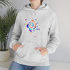 Chill Stitch – Peace Sign Color Splat - Unisex Hooded Hoodie Sweatshirt – Embrace Your Vibe