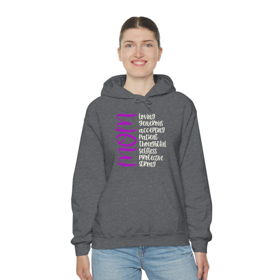 Chill Stitch – Mom Descriptions Flow - Unisex Hooded Hoodie Sweatshirt – Embrace Your Vibe