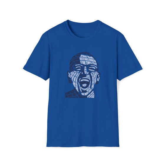 Chester Bennington Shirt | Unisex Soft Style Tee T-Shirt | Calligram Word Design