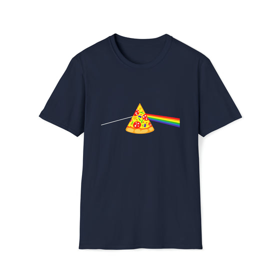 Pizza Prism Rainbow Roygbiv Shirt | Abstract Unisex Soft Style Tee T-Shirt