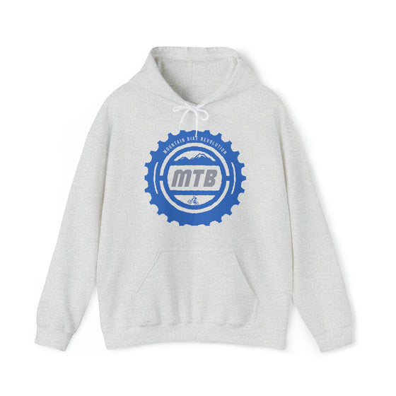 Bike Sweatshirt | MTB Mountain Biking Revolution Bike Sprocket | Unisex Hooded Hoodie Sweatshirt