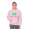 Chill Stitch – Free Spirit Butterfly - Unisex Hooded Hoodie Sweatshirt – Embrace Your Vibe