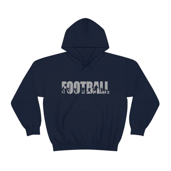 Chill Stitch – Football Sport - Unisex Hooded Hoodie Sweatshirt – Embrace Your Vibe