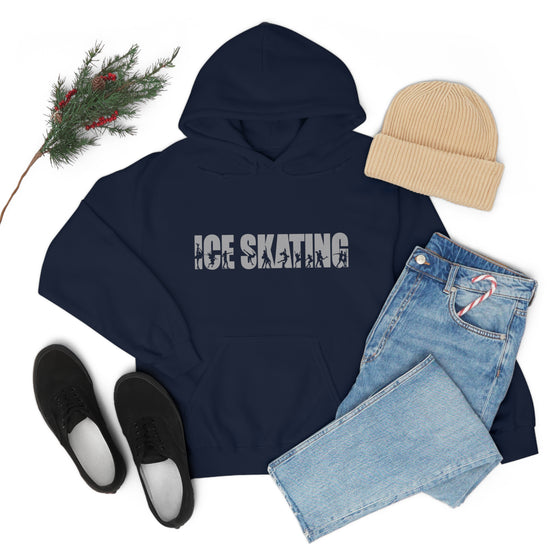 Chill Stitch – Ice Skating Sport - Unisex Hooded Hoodie Sweatshirt – Embrace Your Vibe