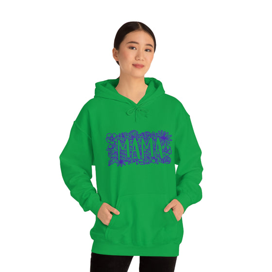 Flower Lattice Mama Sweatshirt | Unisex Hooded Hoodie Sweatshirt