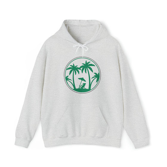 Beach Sweatshirt | Tree of Life Palm Beach | Unisex Hooded Hoodie Sweatshirt