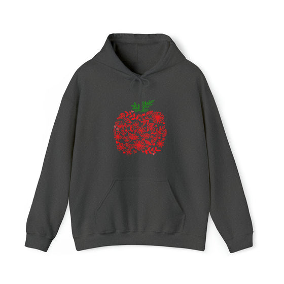 Teacher Life Sweatshirt | Teaching Flower Apple | Unisex Hooded Hoodie Sweatshirt