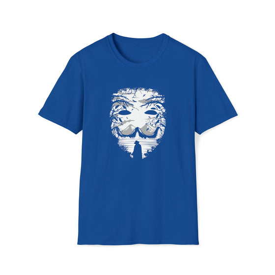 Abstract Shirt | Nature The Mask Fishing | Abstract Unisex Soft Style Tee T-Shirt