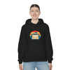 Chill Stitch – VW Van Mountains - Unisex Hooded Hoodie Sweatshirt – Embrace Your Vibe