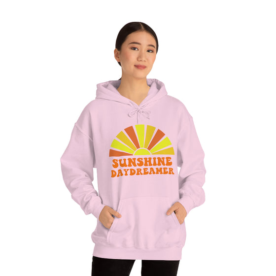 Chill Stitch – Sunshine Day Dreamer - Unisex Hooded Hoodie Sweatshirt – Embrace Your Vibe