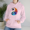 Yoga Hoodie | Yin Yang Sign V1 Watercolor | Unisex Hooded Hoodie Sweatshirt