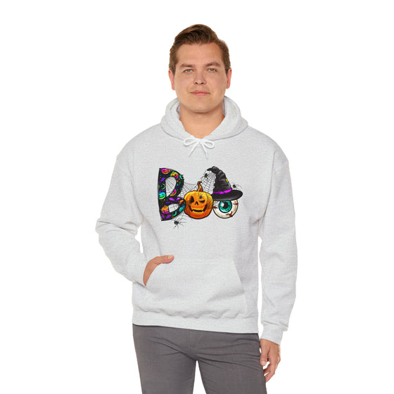 Halloween Sweatshirt | Boo Eyeball | Unisex Hooded Hoodie Sweatshirt