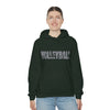 Chill Stitch – Volleyball Sport - Unisex Hooded Hoodie Sweatshirt – Embrace Your Vibe