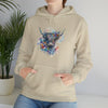 Sweatshirt | Highland Cow Watercolor V3 Western | Unisex Hooded Hoodie Sweatshirt