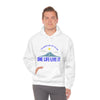 Chill Stitch – Mountains One Life Live It - Unisex Hooded Hoodie Sweatshirt – Embrace Your Vibe