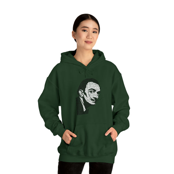Salvador Dali Artist | Unisex Hooded Hoodie Sweatshirt  | Calligram Word Design
