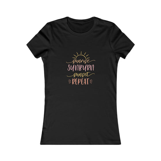 Beach Lake Life Sunrise Sunset | Women’s Bella Canvas Soft Style Tee T-Shirt | Embrace Your Vibe