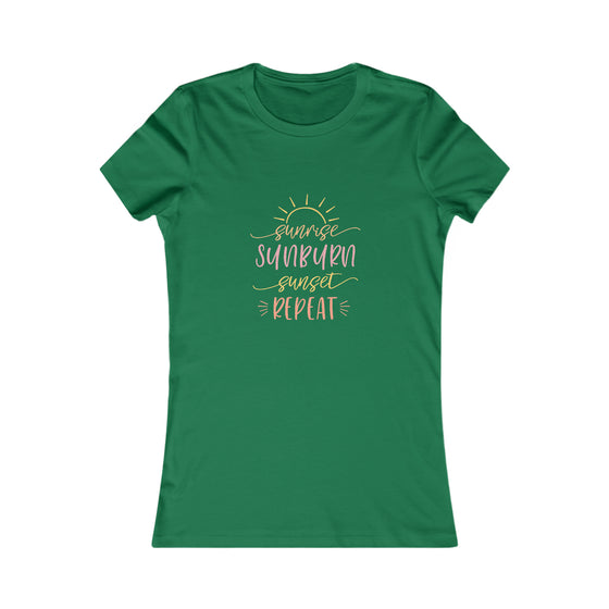 Beach Lake Life Sunrise Sunset | Women’s Bella Canvas Soft Style Tee T-Shirt | Embrace Your Vibe