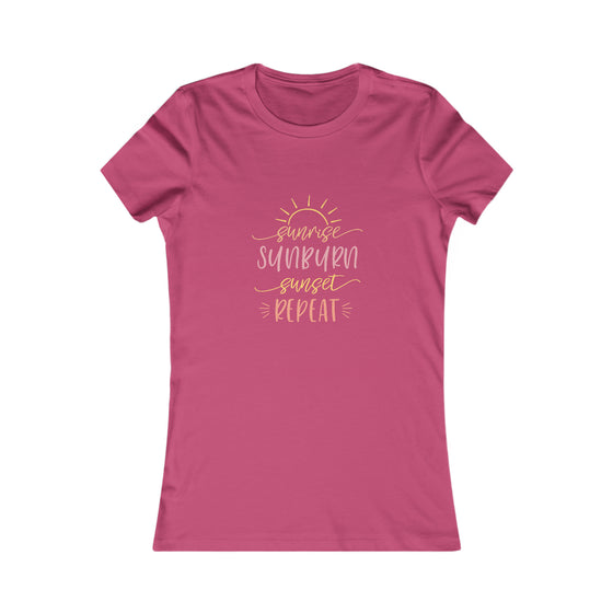 Beach Lake Life Sunrise Sunset | Women’s Bella Canvas Soft Style Tee T-Shirt | Embrace Your Vibe