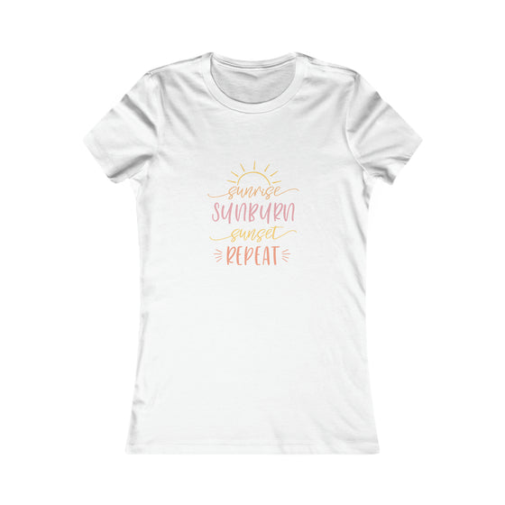 Beach Lake Life Sunrise Sunset | Women’s Bella Canvas Soft Style Tee T-Shirt | Embrace Your Vibe