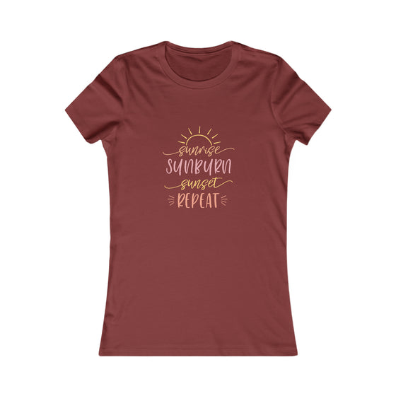 Beach Lake Life Sunrise Sunset | Women’s Bella Canvas Soft Style Tee T-Shirt | Embrace Your Vibe