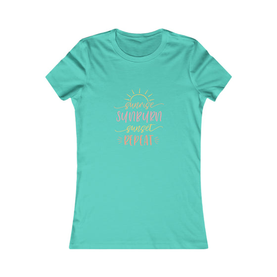 Beach Lake Life Sunrise Sunset | Women’s Bella Canvas Soft Style Tee T-Shirt | Embrace Your Vibe